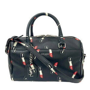 SAINT LAURENT Duffle Shoulder Bag Handbag Lipstick